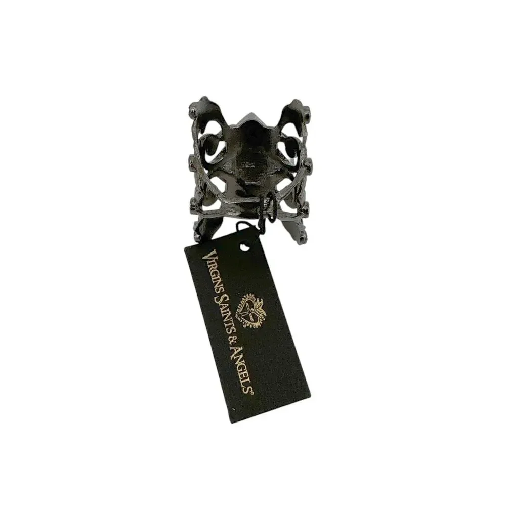 VIRGINS SAINTS & ANGELS VSA Vine Ring Gunmetal Size 7